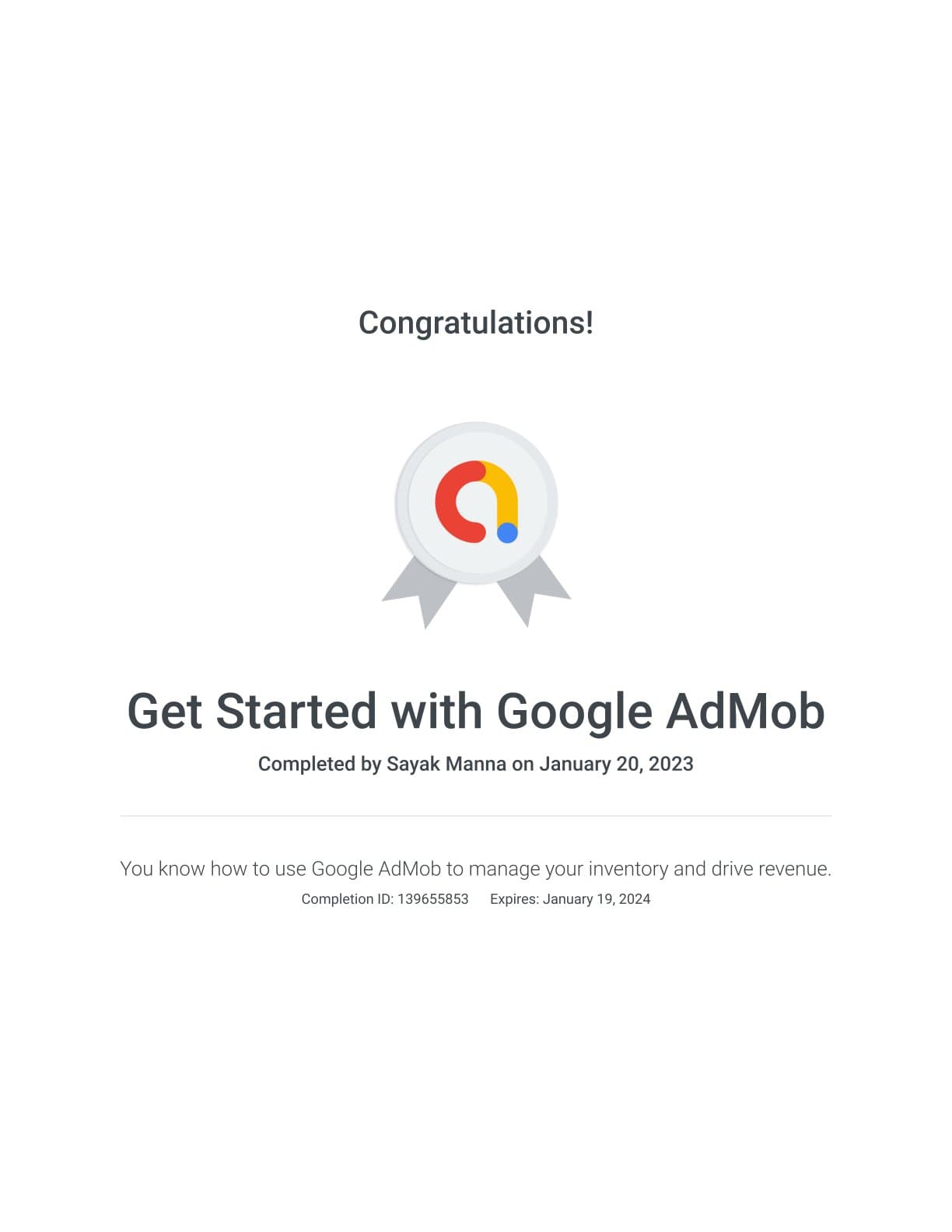 Get Started with AdMob
