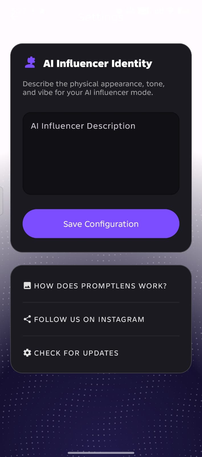 Prompt Lens Screenshot 5